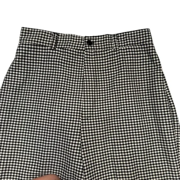 NWT Joan Walters Black and White Checkered Pants - Size 10 - Picture 3 of 7